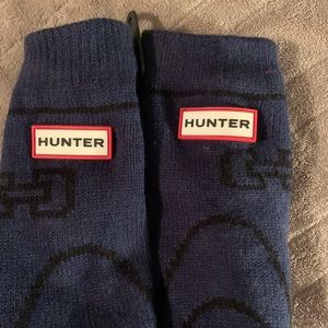 NWT Hunter Original Boot Slipper Sock Navy S/M